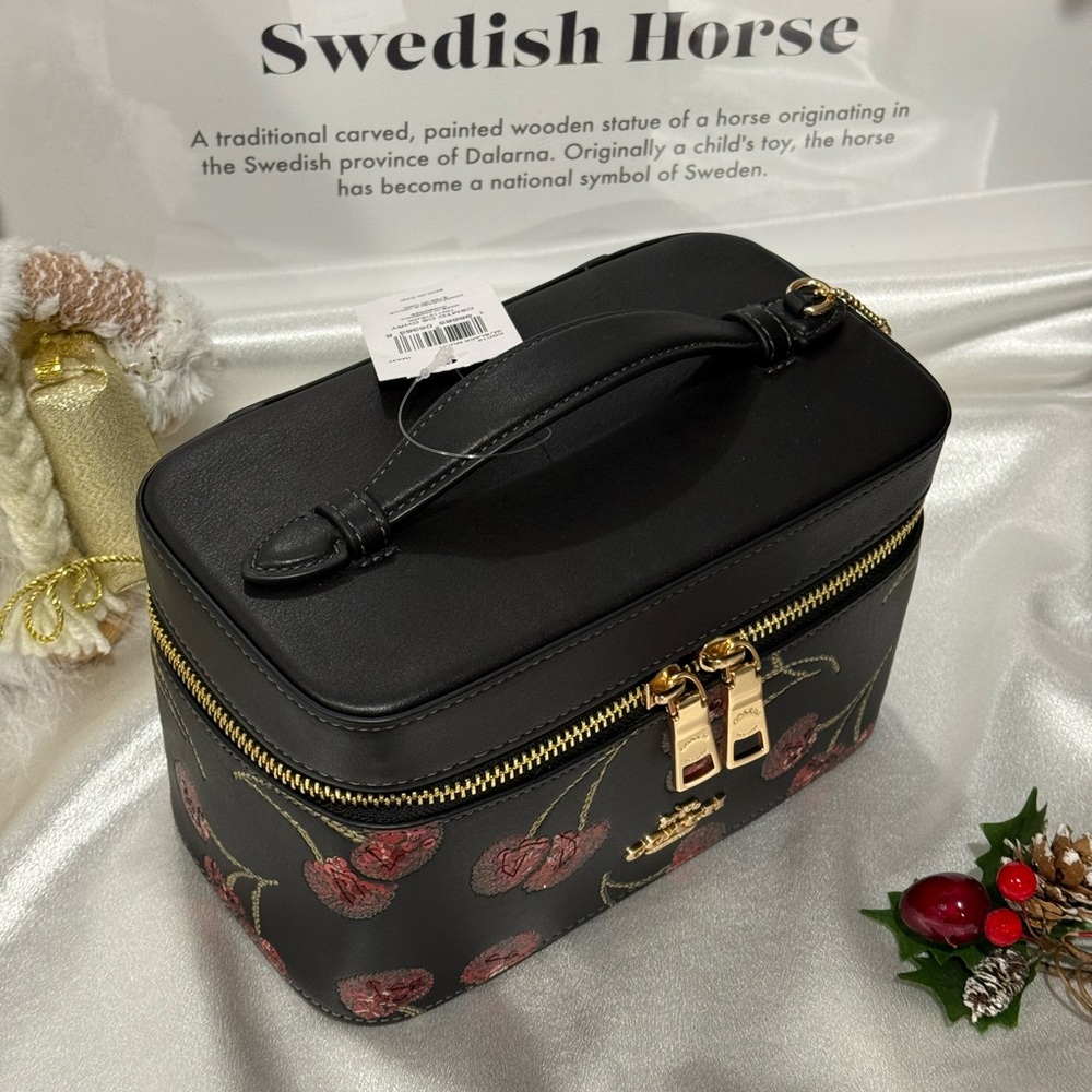 COACH Cosmetic Bags & Cases  cherry print pattern - Picture 6 of 11